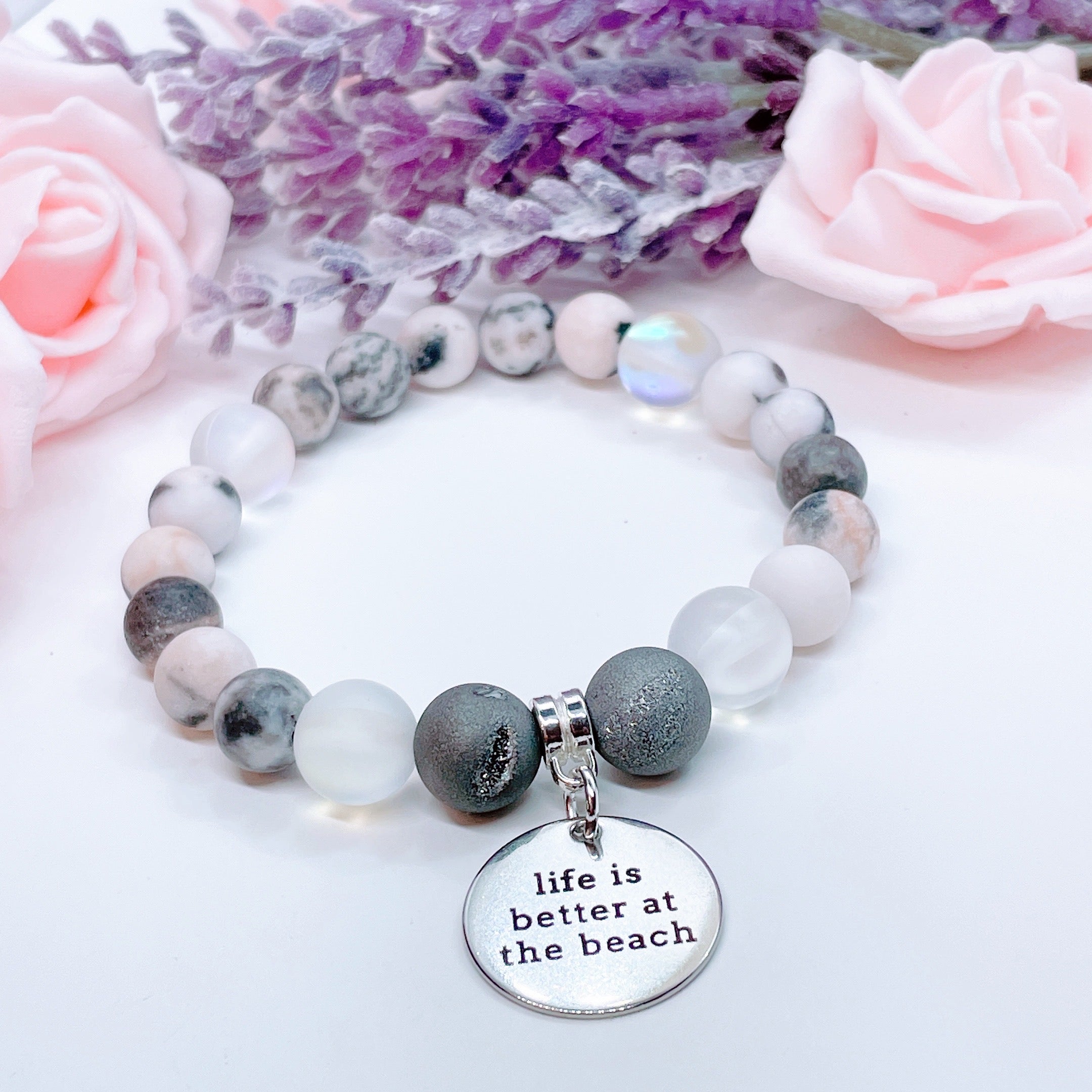 Life is Better at the Beach Charm Bracelet