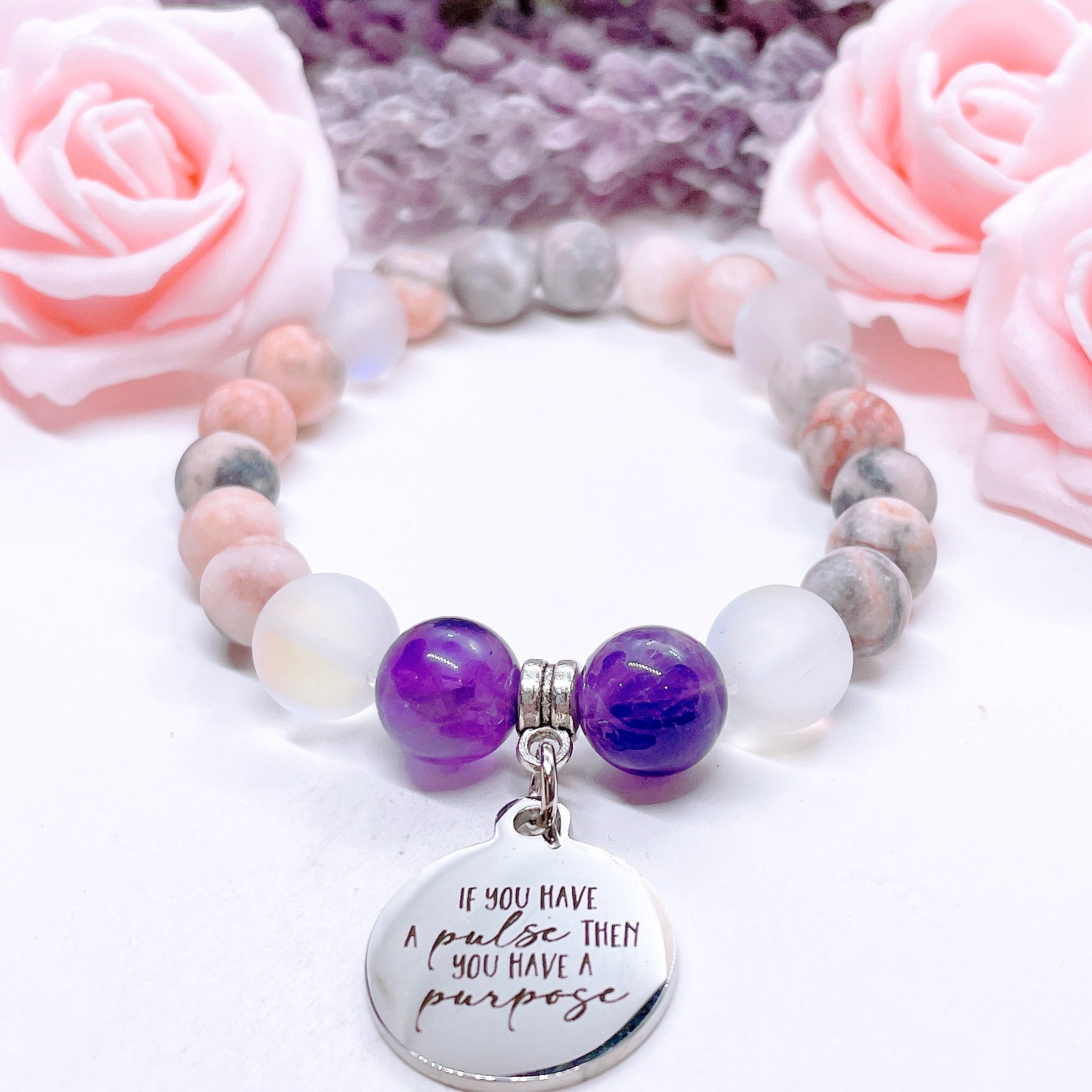 If You Have a Pulse You Have a Purpose Charm Bracelet