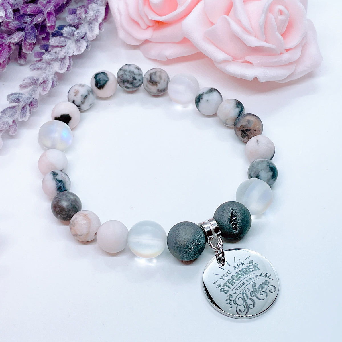 You Are Stronger Than You Believe Charm Bracelet
