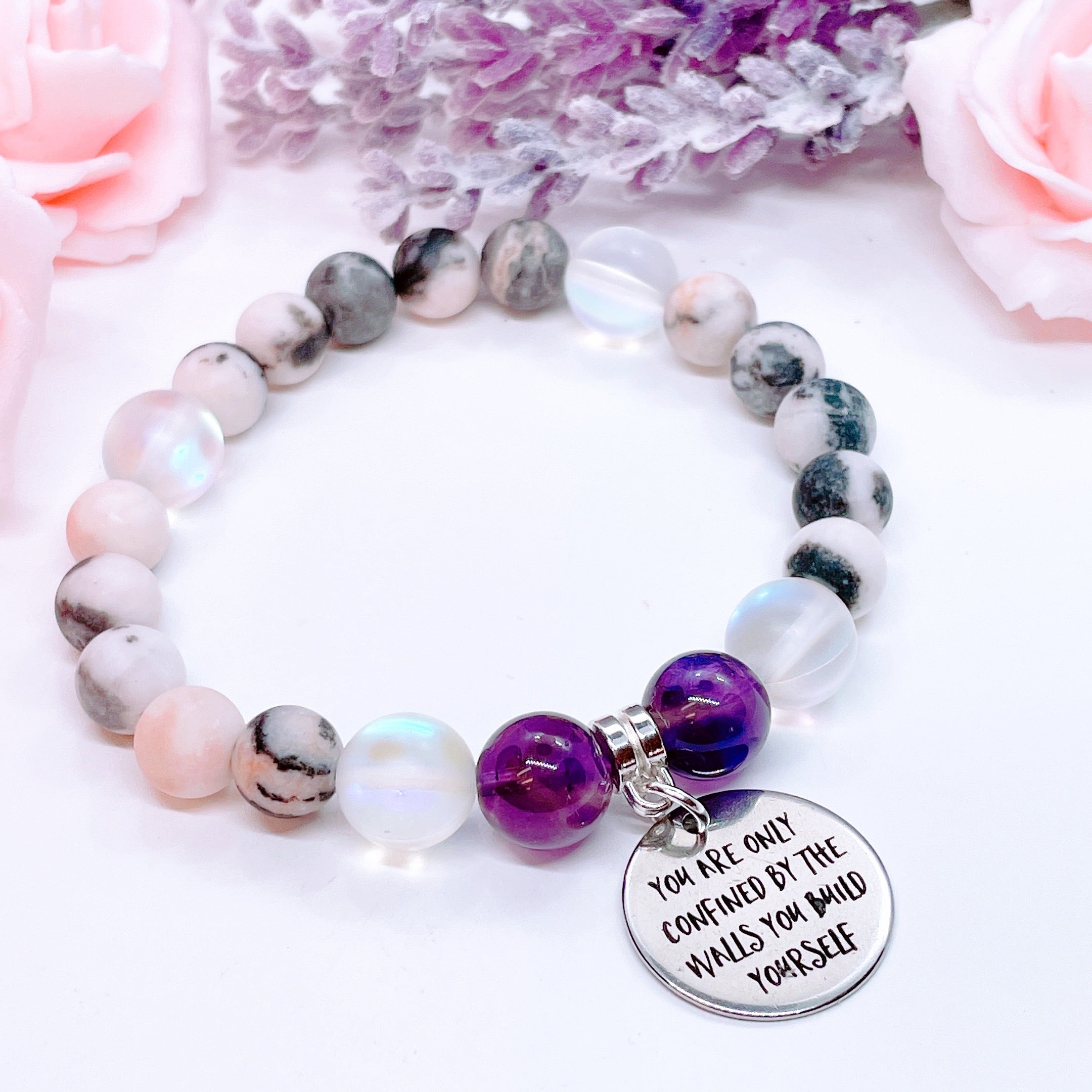 You are Only Confined by the Walls you Build Yourself Charm Bracelet