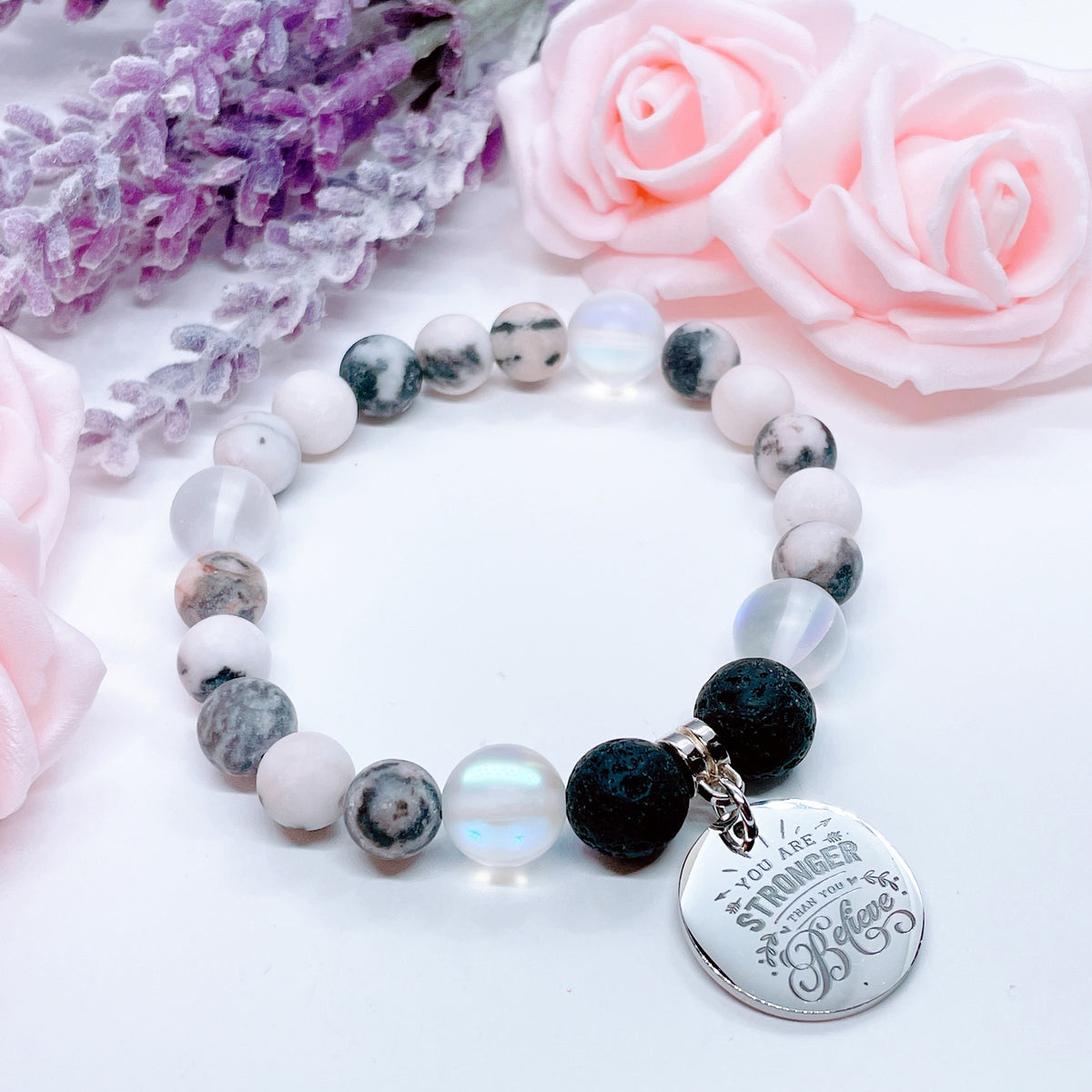 You Are Stronger Than You Believe Charm Bracelet
